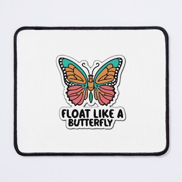 Item preview, Float Like a Butterfly - Boxing Posture Sticker designed and sold by NiftyWrx.