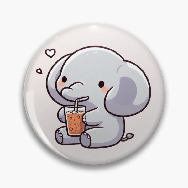 Item preview,  Elephant Drinking Ice Tea designed and sold by LemuellTrends.