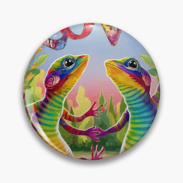 Item preview, Two gay lizards dancing designed and sold by seahorse crossing.