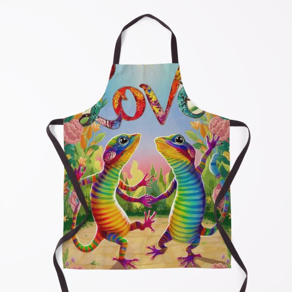 Item preview, Two gay lizards dancing designed and sold by seahorse crossing.