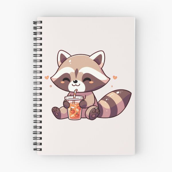 Item preview, Raccoon Drinking Ice Tea designed and sold by LemuellTrends.