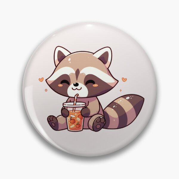 Item preview, Raccoon Drinking Ice Tea designed and sold by LemuellTrends.