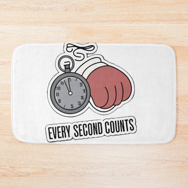 Item preview, Every Second Counts - Boxing Motivation designed and sold by NiftyWrx.
