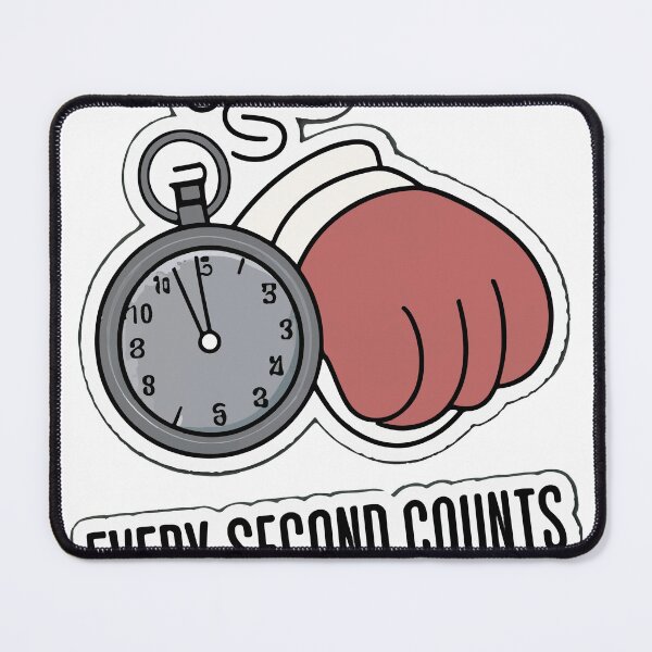Item preview, Every Second Counts - Boxing Motivation designed and sold by NiftyWrx.