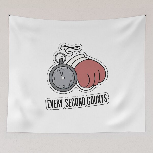 Item preview, Every Second Counts - Boxing Motivation designed and sold by NiftyWrx.