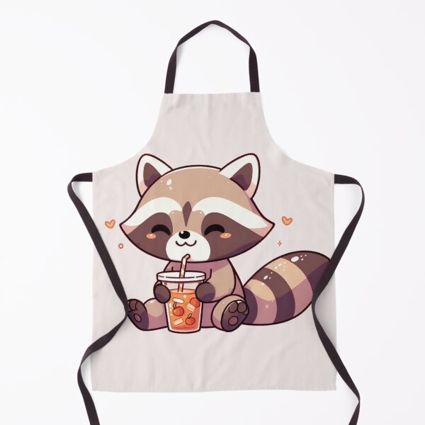 Item preview, Raccoon Drinking Ice Tea designed and sold by LemuellTrends.