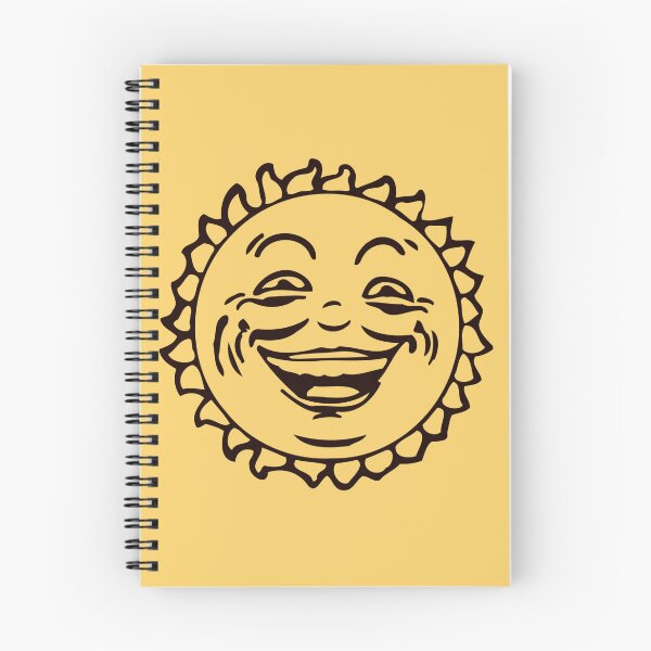 Item preview, Vintage Drawing of a Smiling Sun designed and sold by MtValleyDesign.