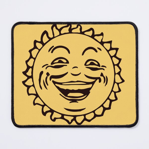 Item preview, Vintage Drawing of a Smiling Sun designed and sold by MtValleyDesign.
