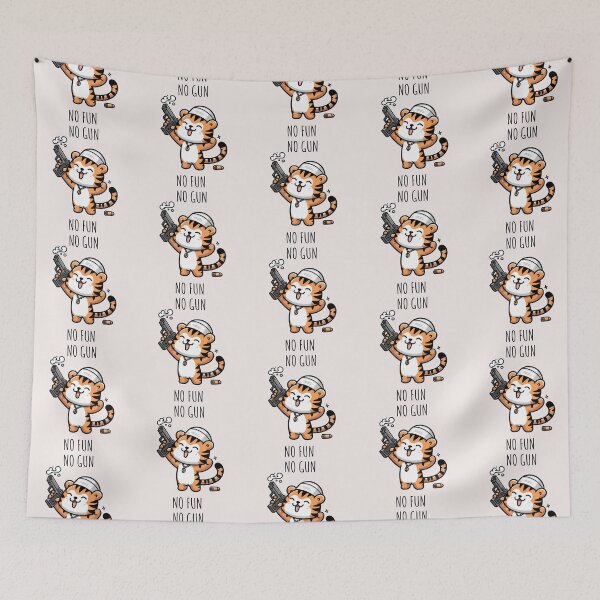 Item preview, Tiger With Glock designed and sold by LemuellTrends.