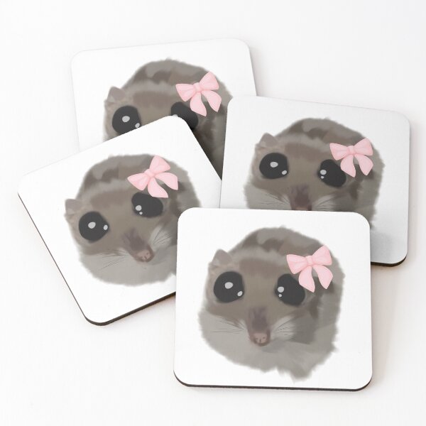 Artikelvorschau, Kokettes trauriges Hamster-Meme entworfen und verkauft von Creampeachy.
