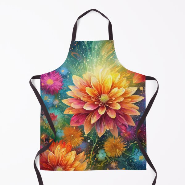 Item preview, Floral Explosion: Bursting Color Pattern designed and sold by LyssasMindArt.