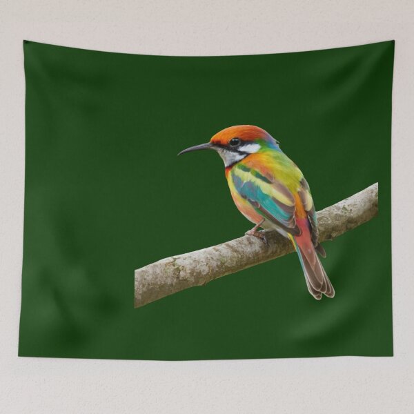 Item preview, Rainbow Bee Eater-Merops Ornatus designed and sold by swiftbinaries.