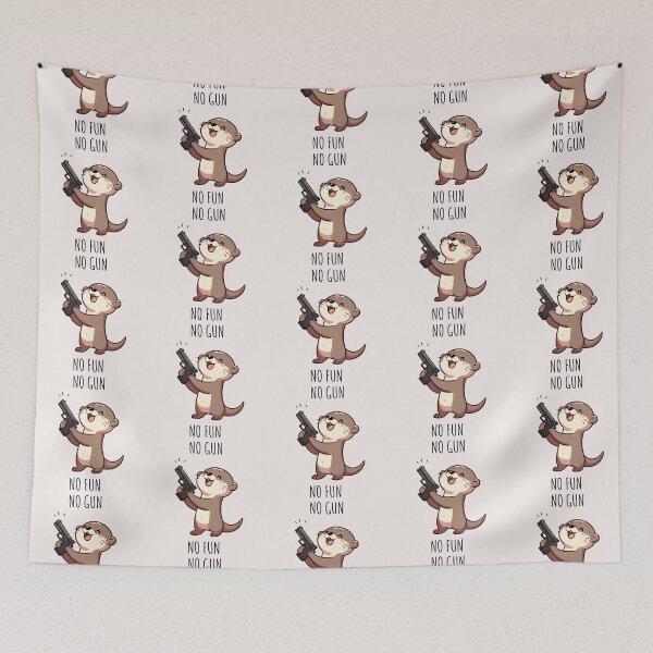 Item preview, Otter With Glock designed and sold by LemuellTrends.