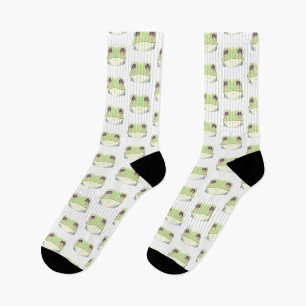 Item preview, Cute Anime-Style Frog designed and sold by BadLuckByDesign.