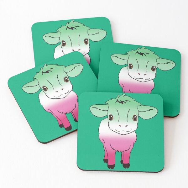 Item preview, Cute Abrosexual Pride Flag Cow, Kawaii Abrosexual Pride Design designed and sold by Travelslightly.