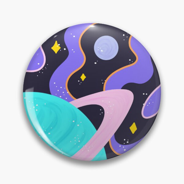 Item preview, Saturn moon galaxy painting designed and sold by Juell02.