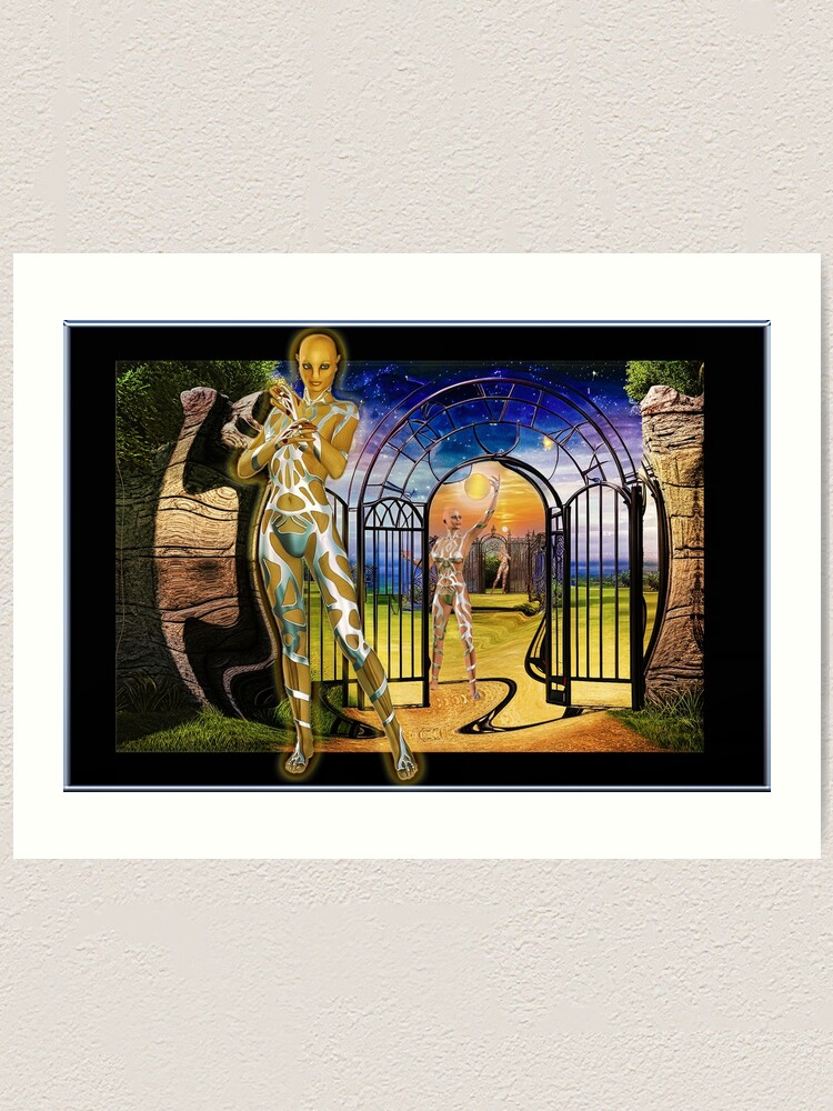 Thumbnail 1 of 3, Art Print, Interdimensional Nomads designed and sold by shadowlea.