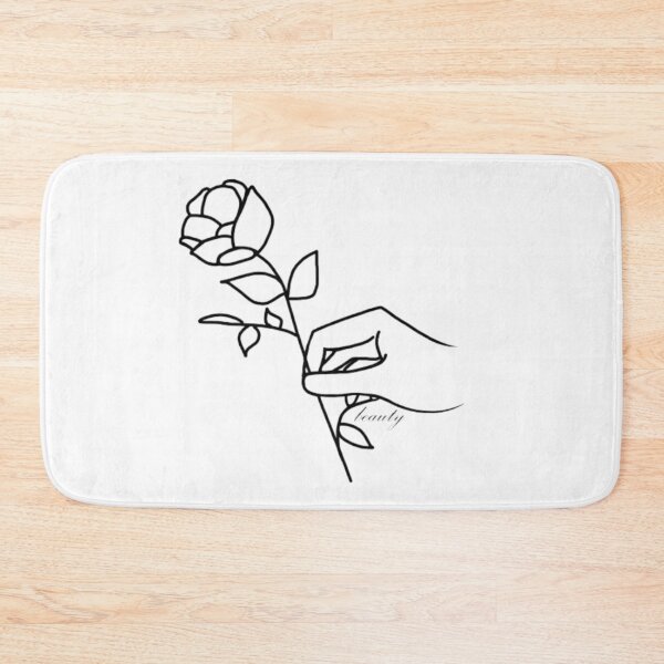 Item preview, Simple Flower Outline Beauty designed and sold by RoemDesigns.