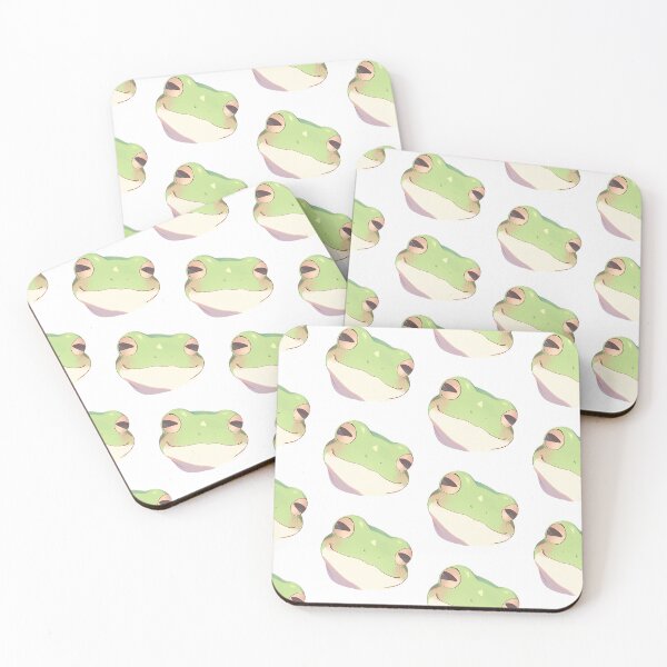 Item preview, Cute Smiling Anime-Style Frog designed and sold by BadLuckByDesign.