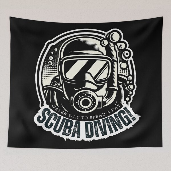 Item preview, Water way to spend a day. Scuba diving! designed and sold by DShirtRepublic.