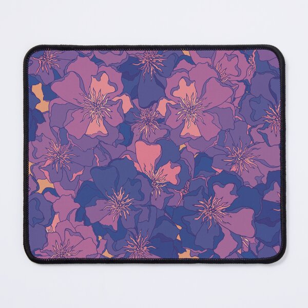 Item preview, Flower pattern in violet and peachy colors , seamless designed and sold by marina63.