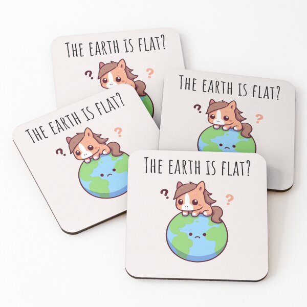 Item preview, The Earth Is Flat? Horse designed and sold by LemuellTrends.