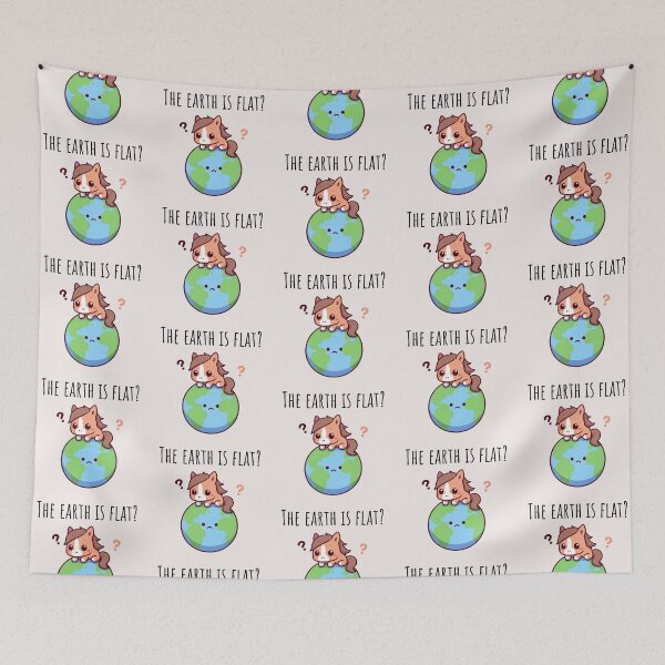Item preview, The Earth Is Flat? Horse designed and sold by LemuellTrends.