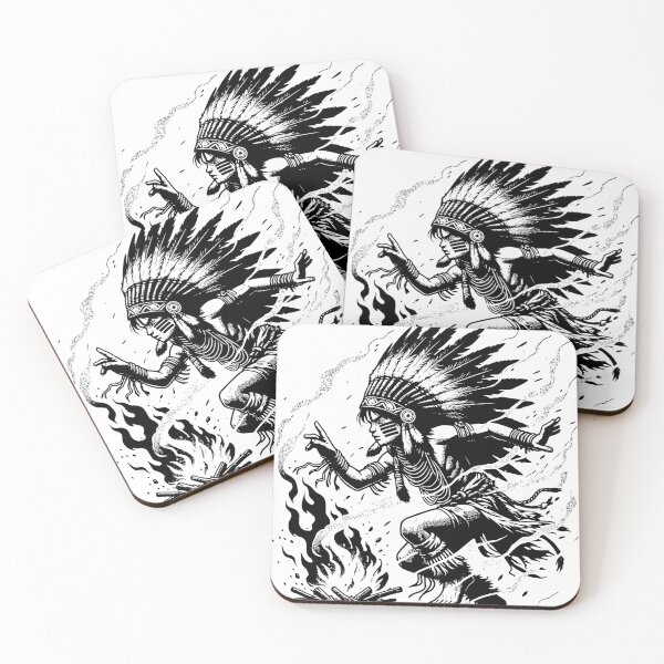 Item preview, Apocalyptic Survivors: Native American Warriors Design designed and sold by Barbaventuras.