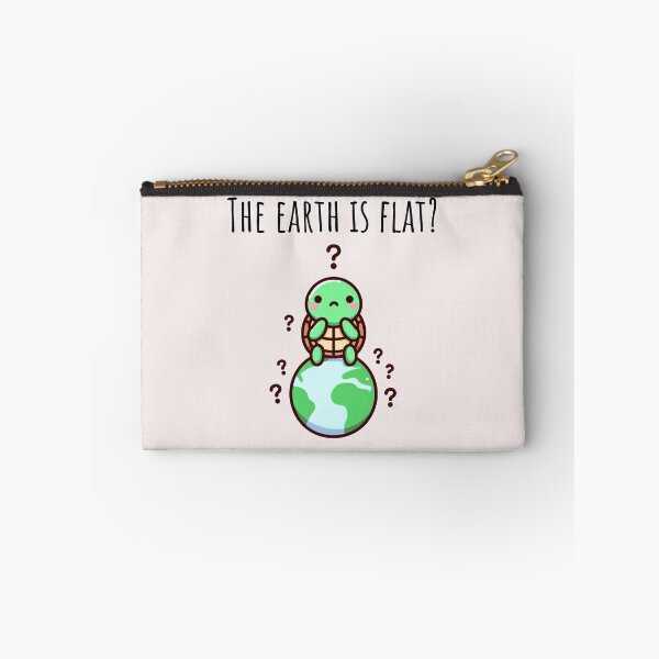 Item preview, The Earth Is Flat? Turtle designed and sold by LemuellTrends.