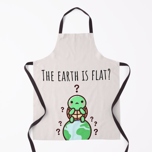 Item preview, The Earth Is Flat? Turtle designed and sold by LemuellTrends.