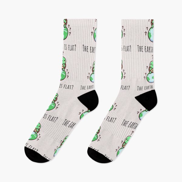 Item preview, The Earth Is Flat? Turtle designed and sold by LemuellTrends.