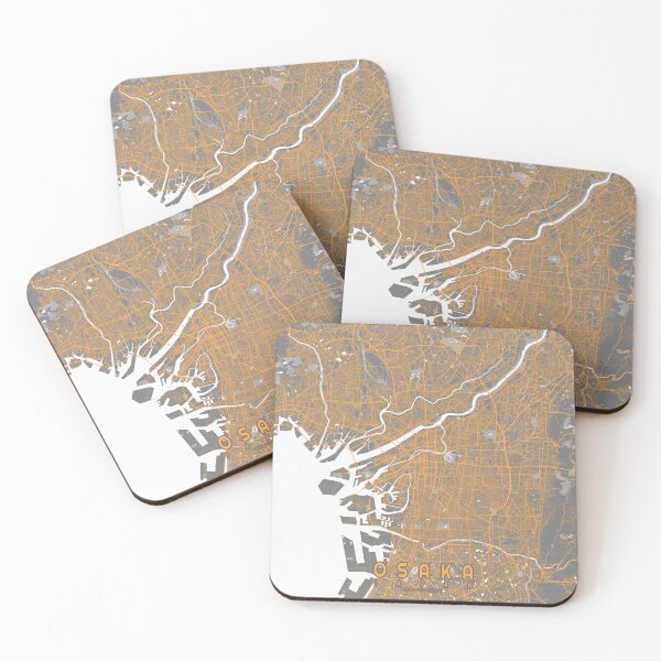 Item preview, Osaka City Map of Kansai, Japan - Bauhaus designed and sold by deMAP.