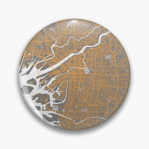 Item preview, Osaka City Map of Kansai, Japan - Bauhaus designed and sold by deMAP.