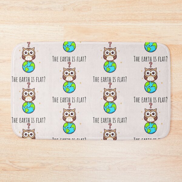 Item preview, The Earth Is Flat? Owl designed and sold by LemuellTrends.