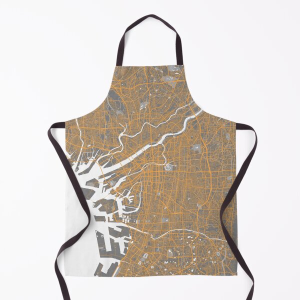 Item preview, Osaka City Map of Kansai, Japan - Bauhaus designed and sold by deMAP.