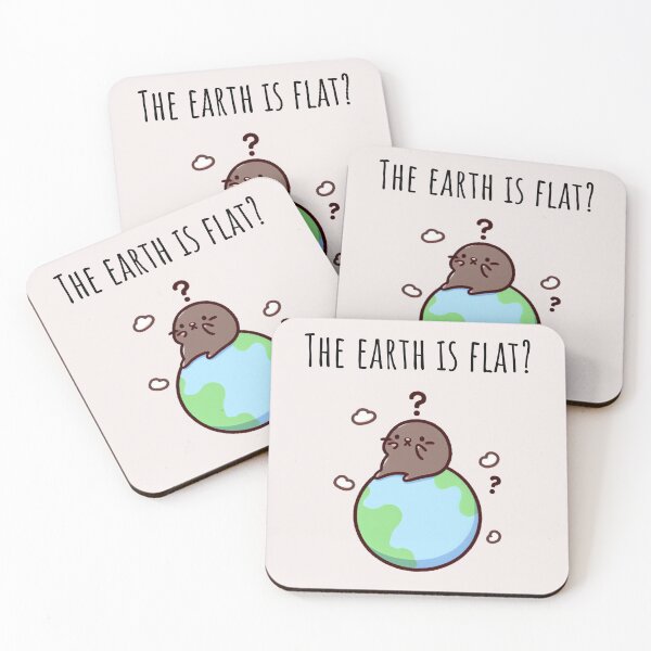 Item preview, The Earth Is Flat? Mole designed and sold by LemuellTrends.