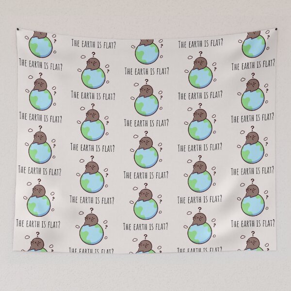 Item preview, The Earth Is Flat? Mole designed and sold by LemuellTrends.