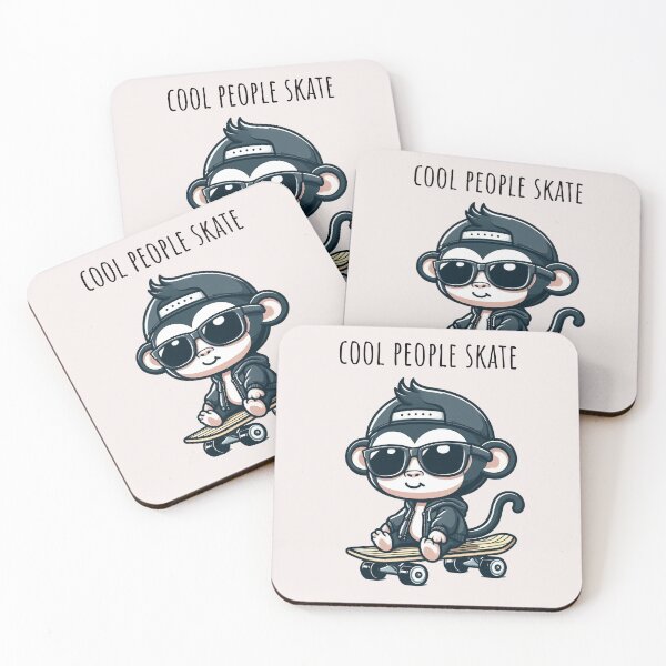 Item preview, Cool Guy Monkey Skate designed and sold by LemuellTrends.