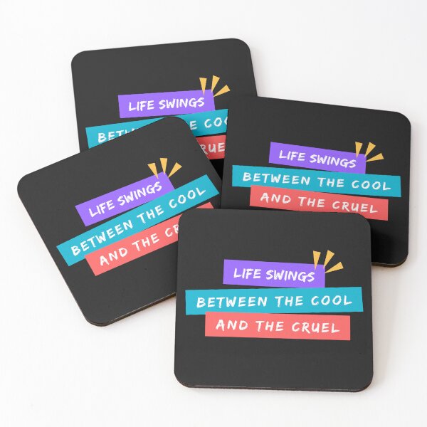 Item preview, Life Swings Between the Cool and the Cruel designed and sold by birdyness.