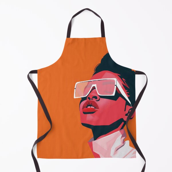Item preview, Orange-Hued Portrait designed and sold by duanduan-art.