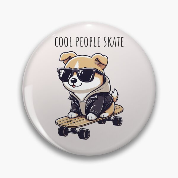 Item preview, Cool Guy Dog Skate designed and sold by LemuellTrends.