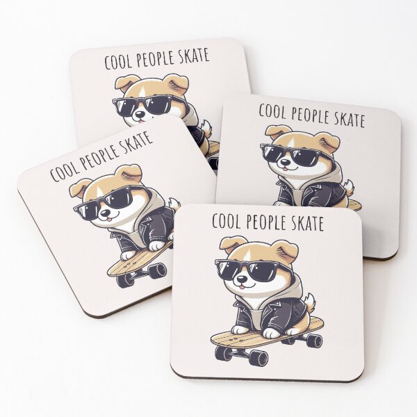 Item preview, Cool Guy Dog Skate designed and sold by LemuellTrends.