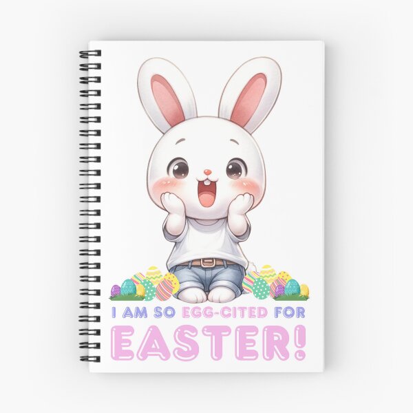 Item preview, Happy Easter - Excited Funny Bunny T-Shirt designed and sold by RockyCreative.