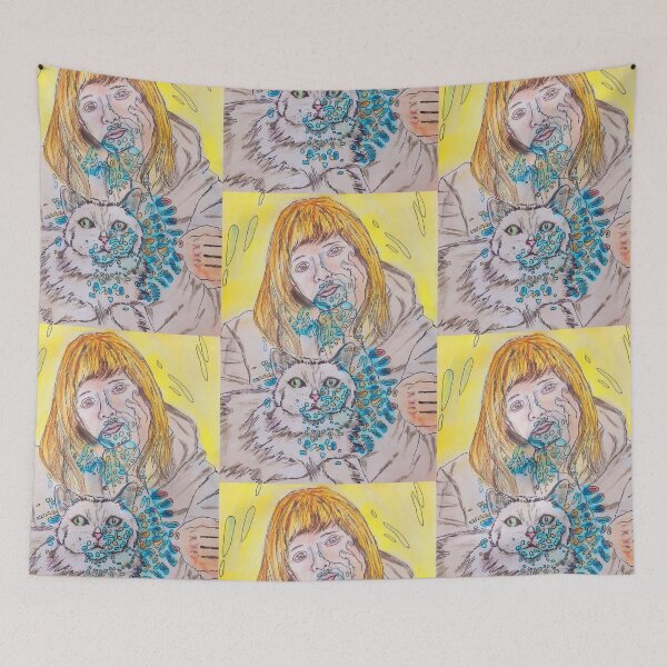 Item preview, Cat woman  designed and sold by Kiruthikaarts.