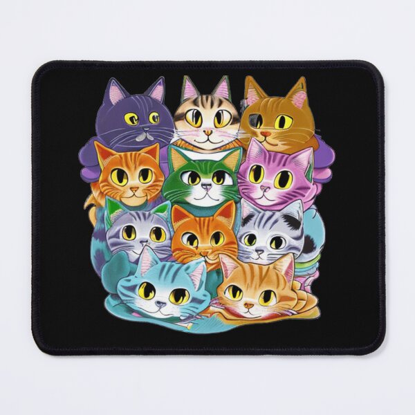 Item preview, Group of funny and prankster cats designed and sold by Astralia.