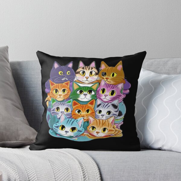 Item preview, Group of funny and prankster cats designed and sold by Astralia.