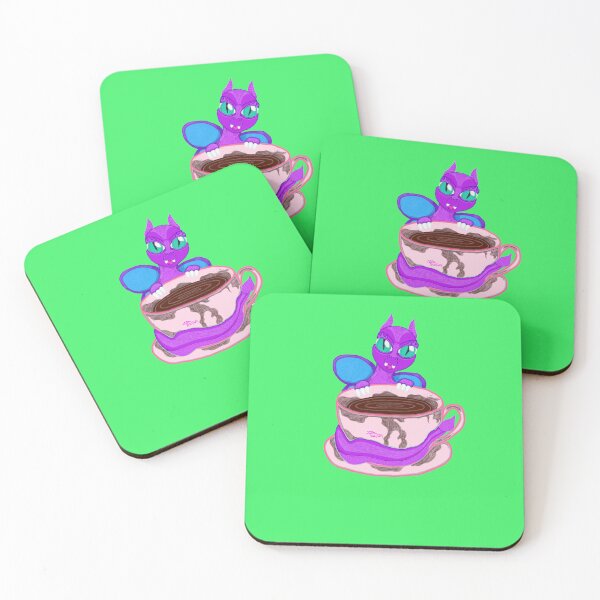 Item preview, Baby Fairy Dragon Upset Tea Cup designed and sold by Laura-the-bard.