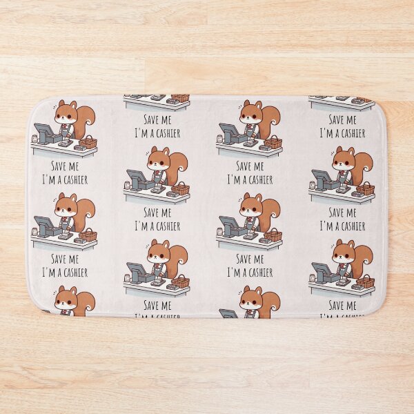 Item preview, Cashier Squirrel designed and sold by LemuellTrends.