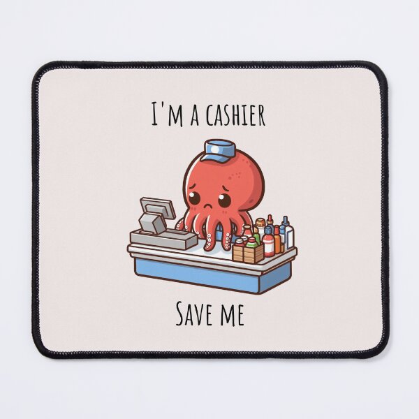 Item preview, Cashier Octopus designed and sold by LemuellTrends.