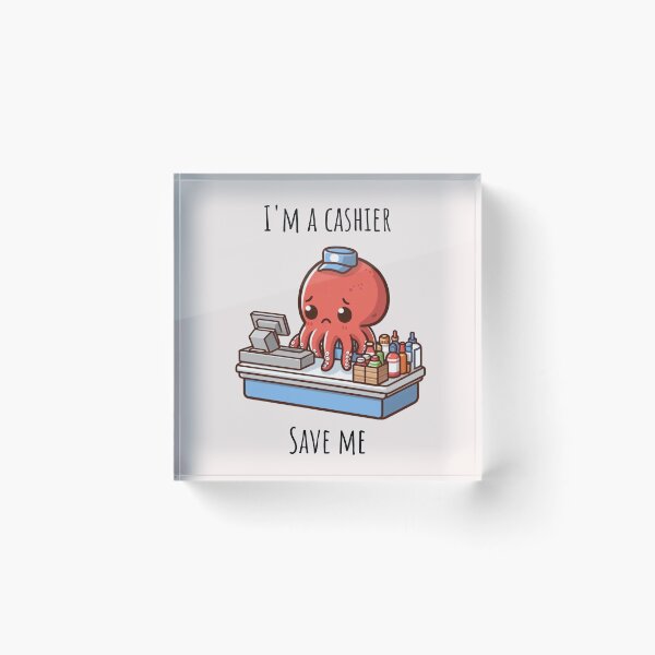 Item preview, Cashier Octopus designed and sold by LemuellTrends.